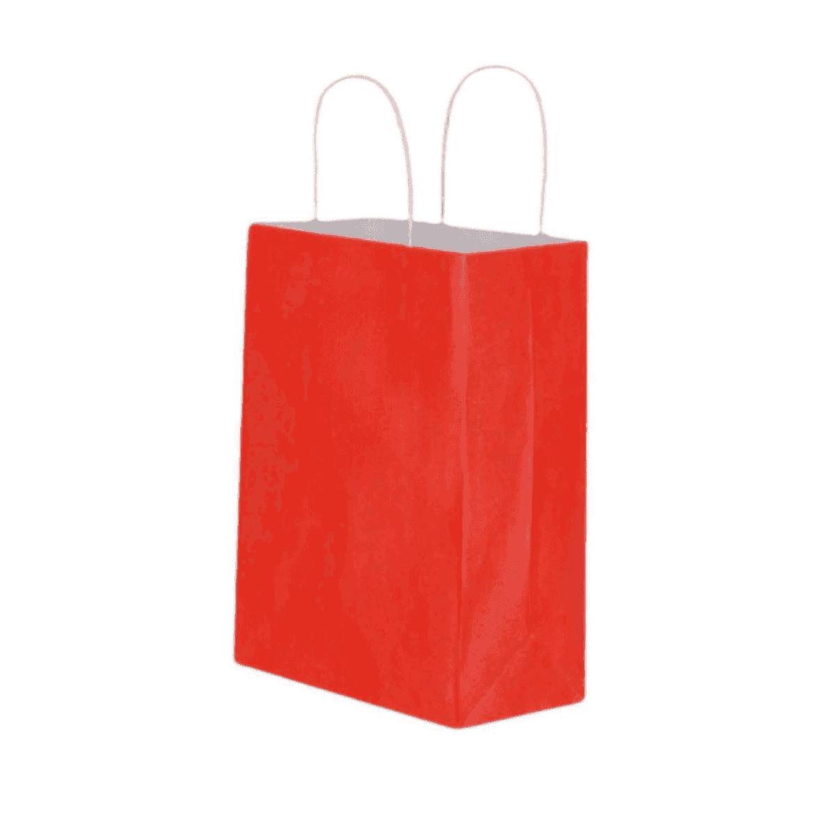 გრეხილი სახელური დროშა წითელი ჩანთა 25x31x12 სმ